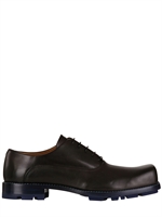 JIL SANDER - SCARPE OXFORD IN PELLE CON PUNTA QUADRATA - NERO