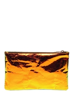ZILLA - BUSTA IN COTONE LAMINATO - ORANGE/GREEN