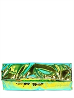 ZILLA - POCHETTE IN COTONE LAMINATO - VERDE/BLU