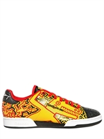 REEBOK - NPC II KEITH HARING SNEAKERS - YELLOW/BLACK