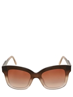 STELLA MCCARTNEY - OCCHIALI DA SOLE OVERSIZE - BURGUNDY/ROSE