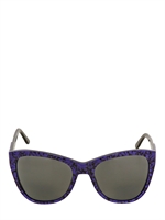 STELLA MCCARTNEY - OCCHIALI DA SOLE OVERSIZE - BLU/NERO