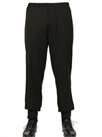 FRANCISCO VAN BENTHUM - CLASSIC WOOL TRACKSUIT TROUSERS - BLACK