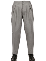 FRANCISCO VAN BENTHUM - TECHNO LINEN TAPERED TRACKSUIT TROUSERS - GREY