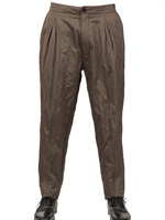 FRANCISCO VAN BENTHUM - TECHNO METALLIC TRACKSUIT TROUSERS - OLIVE
