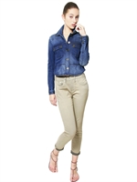 BURBERRY BRIT - GIACCA IN DENIM - BLU