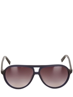 KARL LAGERFELD PARIS - AVIATOR-SONNENBRILLE AUS ACETAT - BLAU