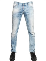 DSQUARED - JEANS SLIM FIT IN DENIM STRETCH 19CM - BLU