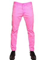 DSQUARED - JEANS COOL GUY IN DENIM STRETCH 16.5CM - ROSA FLUO