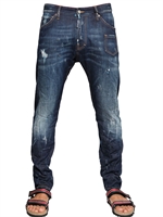 DSQUARED - JEANS IN DENIM STRETCH 16.5CM - BLU