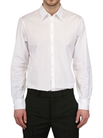 DSQUARED - STRETCH COTTON POPLIN SLIM FIT SHIRT - WHITE