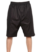 NEIL BARRETT - STRETCH-SHORTS IM JOGGINGSTIL AUS MAKO-BAUMWOLLE - SCHWARZ