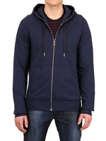 DIOR HOMME - BEE EMBROIDERED HOODED SWEATSHIRT - NAVY
