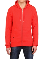 DIOR HOMME - BEE EMBROIDERED HOODED SWEATSHIRT - RED