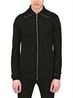 DIOR HOMME - BEE EMBROIDERED WOOL HIGH NECK SWEATER - BLACK/BLACK