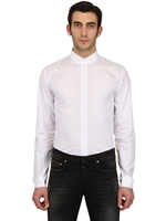 DIOR HOMME - COTTON POPLIN SHIRT - WHITE