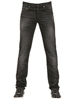 DIOR HOMME - 19CM FLY BY NIGHT WASHED DENIM JEANS - BLACK