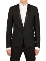 DIOR HOMME - GIACCA SMOKING GRAIN DE POUDRE - NERO