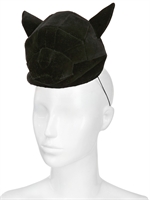 FRANCESCO BALLESTRAZZI - VELVET PANTHER HEADBAND - BLACK