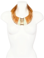 SARAH ANGOLD - KINGLA NECKLACE - BRONZE PVC
