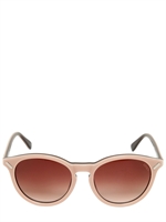 KENZO - OCCHIALI DA SOLE ROTONDI BICOLORE - BEIGE/MARRONE