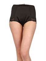 DOLCE & GABBANA - GUAINA IN RASO STRETCH - NERO