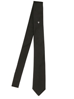 DIOR HOMME - 6CM BEE SILK TIE - BLACK/WHITE