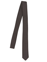 DIOR HOMME - 4CM MICRO JACQUARD SILK TIE - BLACK/SILVER