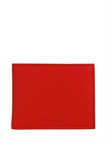 DIOR HOMME - BRIEFTASCHE AUS WEICHEM VOLLNARBLEDER - ROT