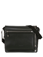 DIOR HOMME - NAPPA LEATHER MESSENGER BAG - BLACK