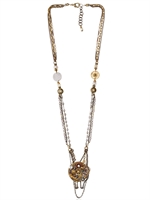 ONE OFF - TOROIDE NECKLACE - GOLD/MULTI