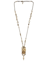 ONE OFF - DA DOVE NASCONO I DIAMANTI NECKLACE - CLEAR/GOLD