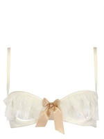 LASCIVIOUS - REGGISENO IN TULLE - AVORIO