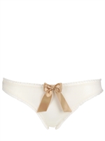 LASCIVIOUS - SLIP IN RETE E TULLE - AVORIO