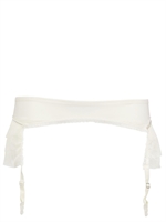 LASCIVIOUS - REGGICALZE IN TULLE - AVORIO