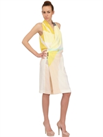 SALVATORE FERRAGAMO - KLEID AUS CREPE DE CHINE - MULTI