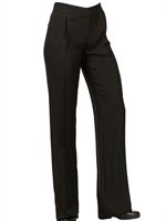 SALVATORE FERRAGAMO - VISCOSE SABLÈ TROUSERS - BLACK