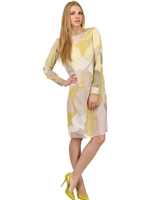 SALVATORE FERRAGAMO - BEDRUCKTES CREPE DE CHINE KLEID - MULTI