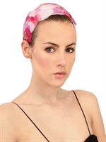 NANÀ - HEAVEN GOOSE FEATHER HEADBAND - MULTI PINK