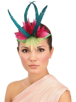 NANÀ - IBAD GRAPHIC SHAPE FEATHER HEADBAND - MULTI