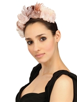 NANÀ - IVY FEATHER FLOWER HEADBAND - MULTI ROSE