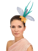 NANÀ - ISPIDO GRAPHIC SHAPE FEATHER HEADBAND - MULTI