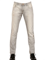 DOLCE & GABBANA - JEANS 14 GOLD IN DENIM LAVATO 18CM - GRIGIO CHIARO