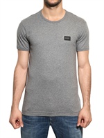 DOLCE & GABBANA - JERSEY T-SHIRT - GREY MELANGE