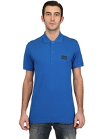 DOLCE & GABBANA - PIQUET POLO SHIRT - KÖNIGSBLAU