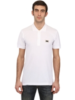 DOLCE & GABBANA - PIQUET POLO SHIRT - WEIß