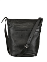 SAINT LAURENT - MEDIUM LEATHER CROSS BODY BAG - BLACK