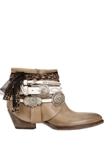 ELENA IACHI - STIVALI BASSI IN PELLE 50MM - BEIGE