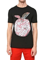 MARC JACOBS - BAST ART PRINT COTTON JERSEY T-SHIRT - BLACK