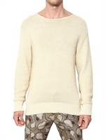MARC JACOBS - MAGLIA IN LINO E LANA - CREMA